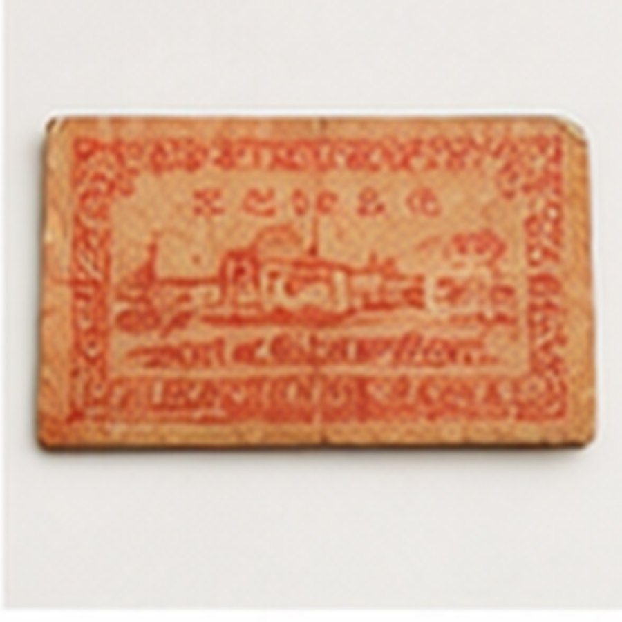 传世粮油票册 · 包浆自然