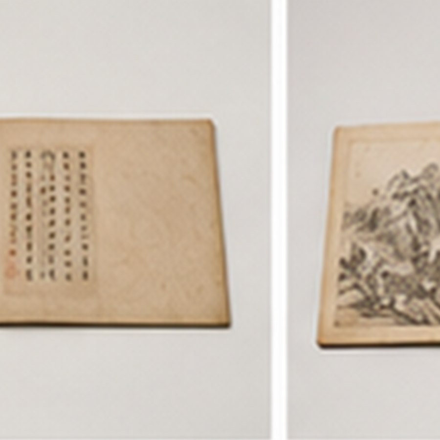 旧藏旧藏画册 · 手工雕制