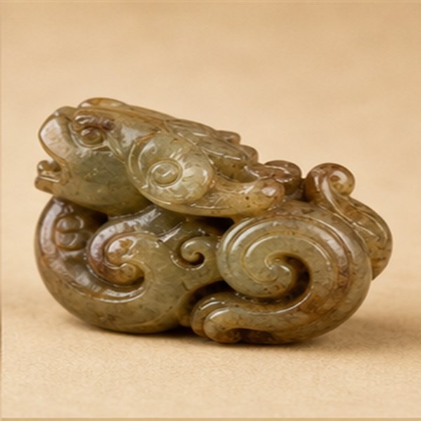 民藏玉器和田玉籽料坠老味十足