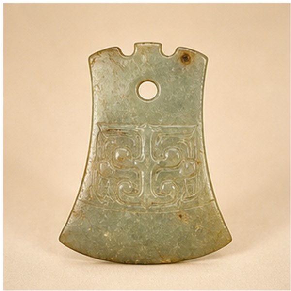 雅玩玉器青玉平安扣可陈设